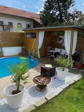 Pool Bild 2.jpg - Haus im Haus in Dichau: 5,5 Zimmer, 131,71 m² mit Garten, Sauna und Pool nahe Grafing