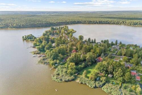 Bild 1 - Exklusives seltenes Baugrundstück auf Insel Horst mit eigenem Steg