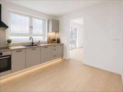 Visualisierung Küche - 5 Zimmer Etagenwohnung in Glattbach