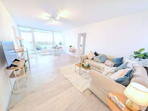 Wohnbereich - 3 Zimmer Etagenwohnung zum Kaufen in Ludwigshafen am Rhein