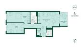 Grundriss der Eigentumswohnung - 