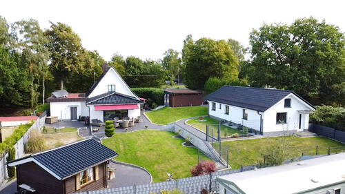 Rückansicht Grundstück - 3 Zimmer Einfamilienhaus zum Kaufen in Lübeck