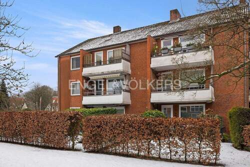 Rückansicht - 4 Zimmer Etagenwohnung zum Kaufen in Norderstedt