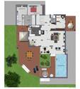 Grundriss EG und Zwischenebene - 