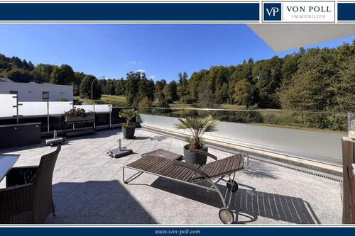 Aussicht von Terrasse - Sanierter Lichterfüllter Bungalow mit Wohlfühlambiente in bester Wohnlage von Gaggenau