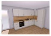 Planzeichnung Küche - Etagenwohnung mit 93,90 m&sup2; in Moorrege zur Miete