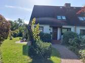 Hauseingang m. Vorgarten - 5 Zimmer Doppelhaushälfte zum Kaufen in Hamburg