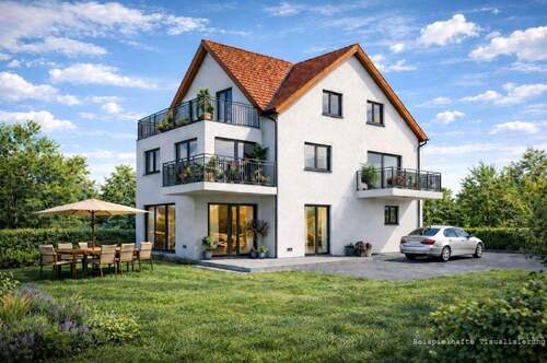 Geplante Gartenansicht I - Grundstück in Frankfurt am Main