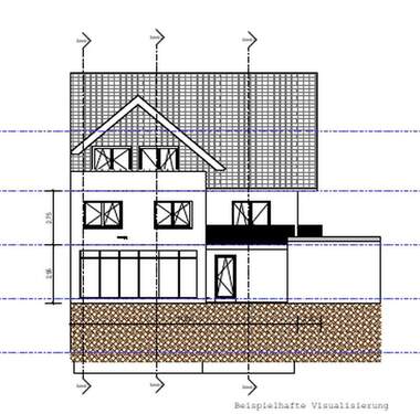 Geplante Nordansicht - 