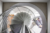 Wendeltreppe im Haus - 