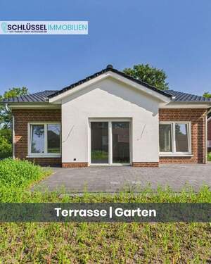 Gartenansicht - 3 Zimmer Bungalow in Westoverledingen