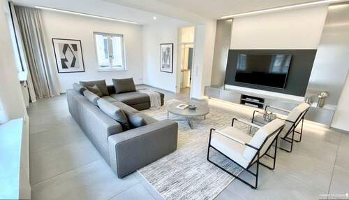 Wohnzimmer digital eingerichtet - 