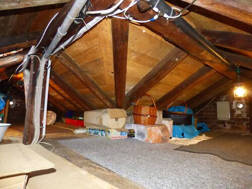 Der Dachboden als Kaltlager - 