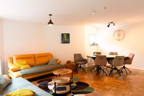 Das Wohn- Esszimmer - Gepflegte 3-Zimmer-ETW mit besonderem Grundriss