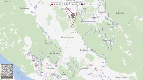 Lageplan - Grundstück in Sibenik