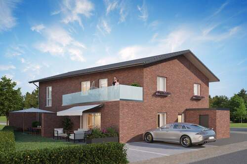 Außenansicht Nord-West - Mehrfamilienhaus, Wohnhaus in Schüttorf zum Kaufen