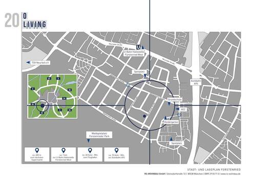 Lageplan (Oberbrunner Str. 20 - Forstenried) - 