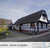Interessantes Fachwerkhaus mit viel Platz, Charakter und Potenzial und selten großem Grundstück in Kehl-Neumühl