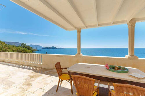 Terrasse mit Meerblick - Exklusives Einfamilienhaus mit fabelhaftem Meerblick in Dubrovnik