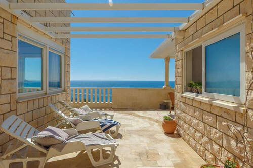 Terrasse mit Meerblick - 