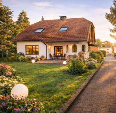 Hausansicht - ATTRAKTIVES IMMOBILIENANGEBOT MIT SELTENHEITSWERT EIN ZUHAUSE MIT SUBSTANZ & ZUKUNFT