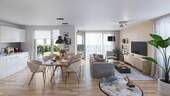 Wohnbeispiel - Wohnen in den EbenGärten: Moderne 2-Zimmer mit eigenem Garten