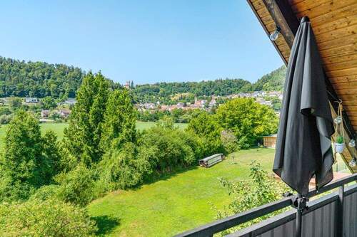 Blick vom Balkon DG - Einfamilienhaus mit 220,00 m² in Horb am Neckar / Mühringen zum Kaufen