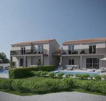 Neubau Doppelhaushälfte mit Pool, stilvolle Architektur, Porec ca. 4 km