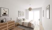 Helles und komfortables Schlafzimmer - 4 Zimmer Etagenwohnung in Germersheim