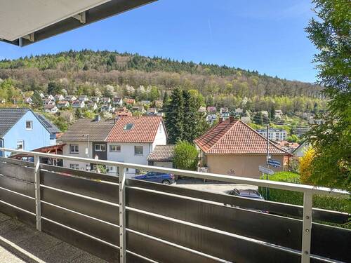 Balkon mit Talblick - 2 Zimmer Terrassenwohnung zum Kaufen in Heidelberg