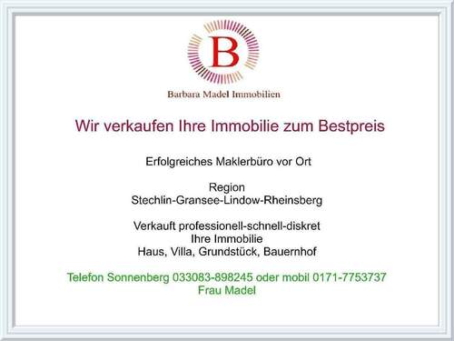 wir suchen - Grundstück in Rheinsberg