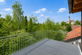 Ausblick vom Dachgeschossbalkon - 