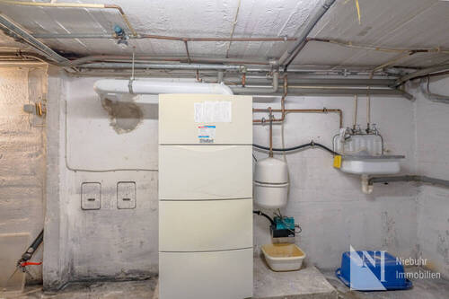Gas-Heizungsanlage im Teilkeller - 