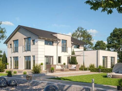 Bild 1 - Bezugsfertiges, attraktives EFH+ELW Savona, wie Abb., wunderschöne Lage, incl. Grundstück zzgl. NK