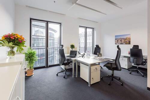Titelbild - Coworking-Desk im Altbau an der Friedrichstraße - flexibel, 247 Zugang