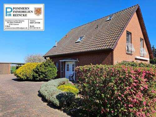 Eingangseite, Zufahrt.jpg - Einfamilienhaus mit 126,00 m&sup2; in Butzow zum Kaufen