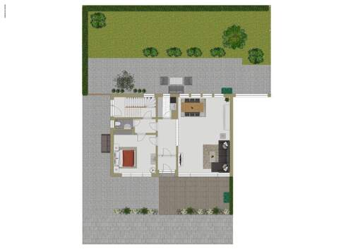 Erdgeschoss & Außenbereich - 