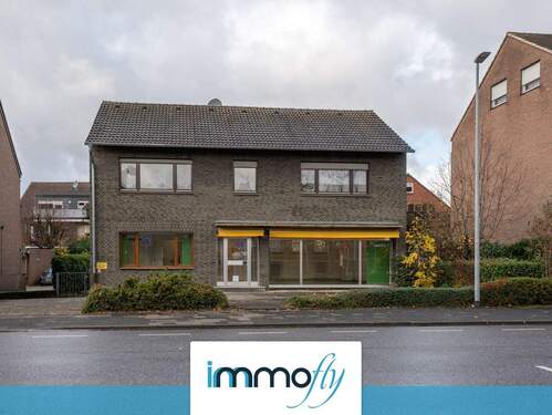 Hausansicht - Wohnen & Arbeiten unter einem Dach: Vielseitiges Wohn- und Geschäftshaus mit großem Potenzial