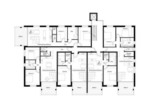 1. Obergeschoss gesamt - 