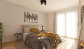 Das komfortable Schlafzimmer bietet beste Erholung - Etagenwohnung mit 68,00 m² in Rostock zum Kaufen