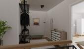 Eingangsbereich mit viel Platz für die Garderobe - 5 Zimmer Doppelhaushälfte zum Kaufen in Herzogenrath-Kohlscheid