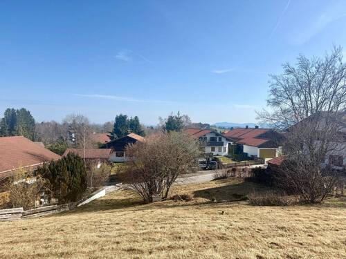 Das Grundstück Richtung Osten - Grundstück in Bad Kohlgrub