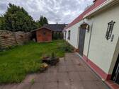 Anbau - Zugang zur Garage + Gartenhaus - 