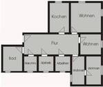 Bild 2 - 4 Zimmer Etagenwohnung zur Miete in Ilmenau