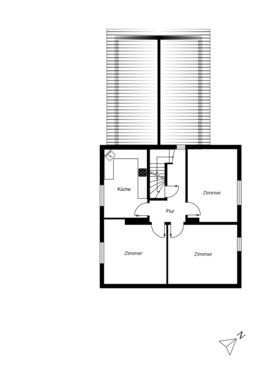 Obergeschoss - 7 Zimmer Doppelhaushälfte zum Kaufen in Hohen Neuendorf