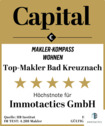 Siegel Wohnen 5 Sterne Immotactics GmbH 2025 - 