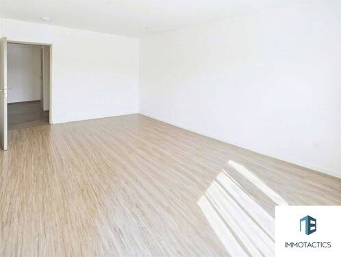Wohnzimmer (KI-geräumt) - Etagenwohnung mit 57,00 m&sup2; in Bad Kreuznach zum Kaufen