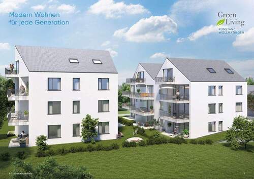 Aussenansicht Süd-West.JPG - 4 Zimmer Wohnung B9 Haus B - Neubau-Erstbezug