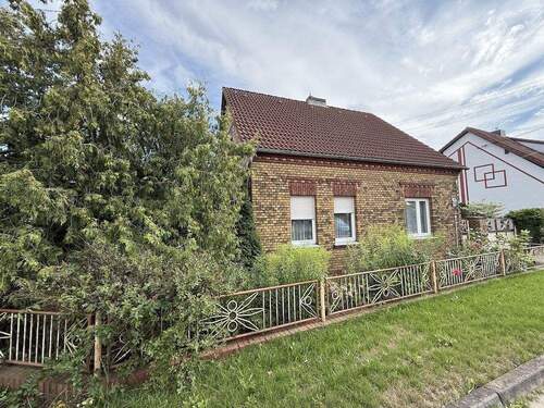 Seiten- und Vorderansicht - 5 Zimmer Einfamilienhaus in Lutherstadt Wittenberg