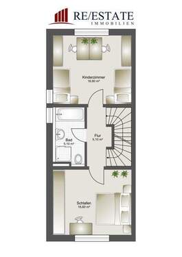 Grudriss REH Obergeschoss - 